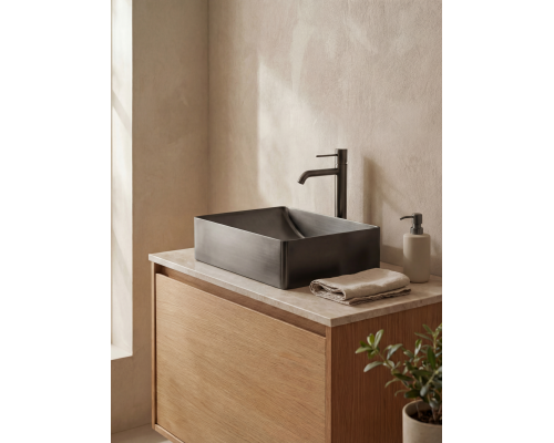 Раковина AltroBagno Futuro 001014 MtGr из нержавеющей стали