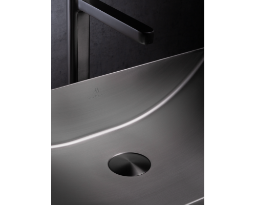 Раковина AltroBagno Futuro 001014 MtGr из нержавеющей стали