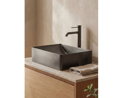 Раковина AltroBagno Futuro 001014 MtGr из нержавеющей стали