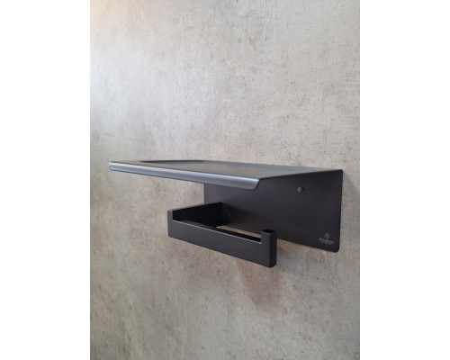 Держатель для туалетной бумаги с полкой AltroBagno Aperto 080905 MB