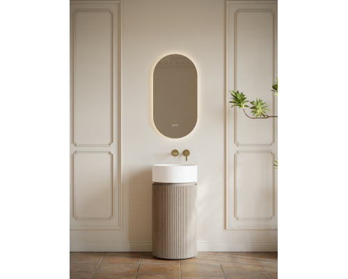 Тумба с раковиной AltroBagno Chia 450 Velet Beige Oak/Matte White