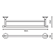 Полотенцедержатель AltroBagno Corposo 081407 Or