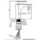 Смеситель для раковины AltroBagno Aperto 0109 Bi Cr