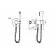 Гигиенический душ с термостатом AltroBagno BM 060403 OrSp
