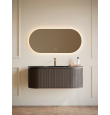 Тумба с раковиной AltroBagno Calenella 1200 Smoked Oak/Grey