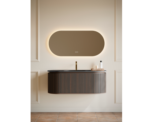 Тумба с раковиной AltroBagno Calenella 1200 Smoked Oak/Grey