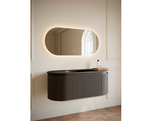 Тумба с раковиной AltroBagno Calenella 1200 Smoked Oak/Grey