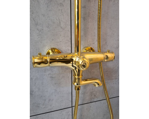 Душевая система с термостатом AltroBagno Beatrice 030404 Or