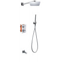 Душевая система с термостатом AltroBagno Cascata 040103 Cr