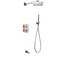 Душевая система с термостатом AltroBagno Cascata 040103 Cr