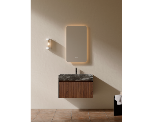 Тумба c раковиной AltroBagno Pino 800 Walnut/Italian Grey