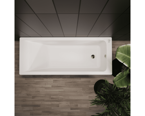 Ванна EDISS Элина 170/80 из литого мрамора, встраиваемая