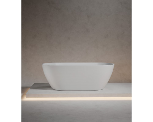 Ванна EDISS Арина 170/80/61 (Матовая) из литого мрамора, отдельностоящая