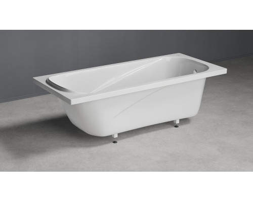 Ванна EDISS Элиза 170/75 из литого мрамора, встраиваемая