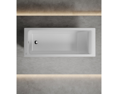 Ванна EDISS Элина 150/70 из литого мрамора, встраиваемая