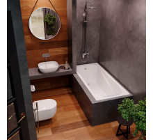 Ванна EDISS Элиза 170/75 из литого мрамора, встраиваемая