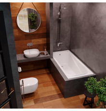 Ванна EDISS Элиза 170/75 из литого мрамора, встраиваемая