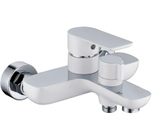 Смеситель для ванны с ручным душем Groсenberg GB8009 Белый хром