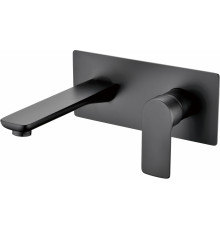 Смеситель встраиваемый для раковины Grocenberg GB599 Черный матовый