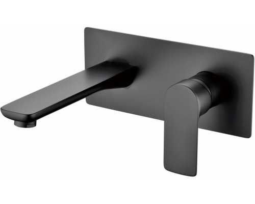 Смеситель встраиваемый для раковины Grocenberg GB599 Черный матовый