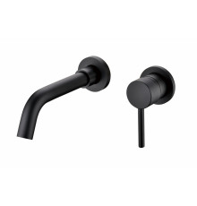 Смеситель встраиваемый для раковины Groсenberg GB511 Черный матовый