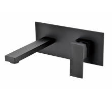 Смеситель встраиваемый для раковины Groсenberg GB588 Черный матовый