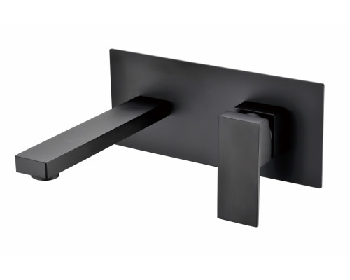 Смеситель встраиваемый для раковины Groсenberg GB588 Черный матовый