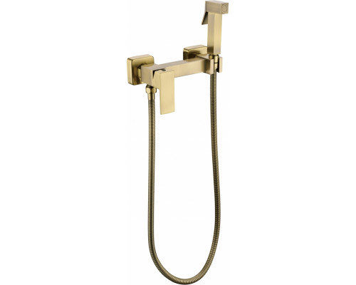 Смеситель с гигиеническим душем Grocenberg GB101N Бронза
