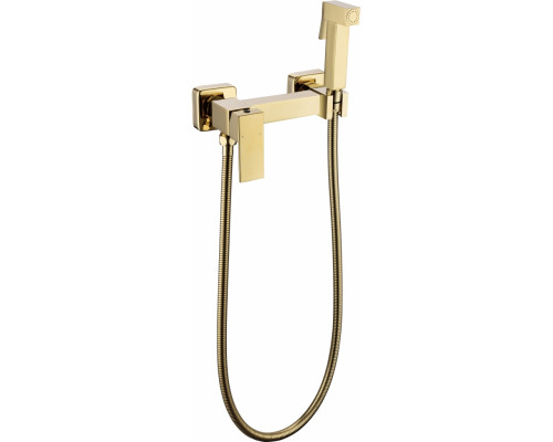 Смеситель с гигиеническим душем Grocenberg GB101N Золото