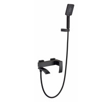 Смеситель для ванны с ручным душем Grocenberg GB8007 Черный матовый