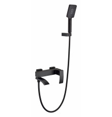 Смеситель для ванны с ручным душем Grocenberg GB8007 Черный матовый