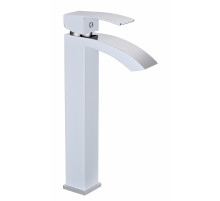 Cмеситель для раковины Grocenberg GB3007 Белый хром