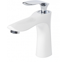 Cмеситель для раковины Grocenberg GB2001 Белый хром