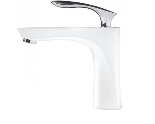 Cмеситель для раковины Grocenberg GB2001 Белый хром