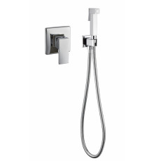 Смеситель встраиваемый с гигиеническим душем Grocenberg GB1001 Хром