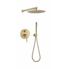 Душевая система скрытого монтажа Grocenberg GB5099MG-3 Матовое золото