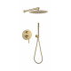 Душевая система скрытого монтажа Grocenberg GB5099MG-3 Матовое золото
