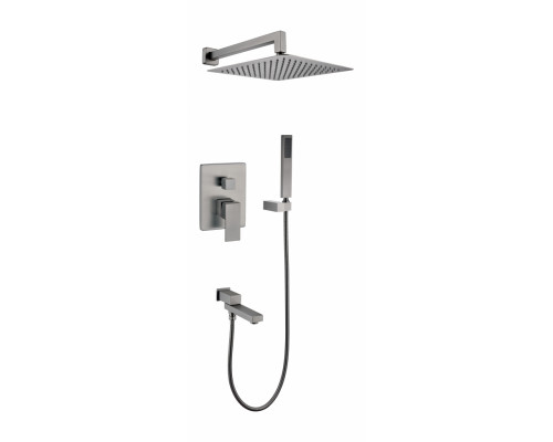 Душевая система скрытого монтажа Grocenberg GB5089BG-1 Графит