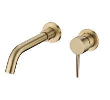 Смеситель встраиваемый для раковины Grocenberg GB511MG Матовое золото