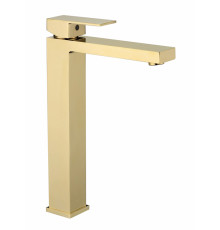 Смеситель для раковины Высокий Grocenberg GB3008GO Золото