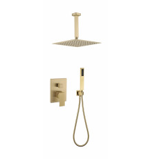 Душевая система скрытого монтажа Grocenberg GB5089MG-4 Матовое золото