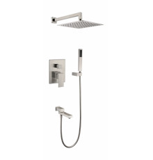 Душевая система скрытого монтажа Grocenberg GB5089NK-1 Никель