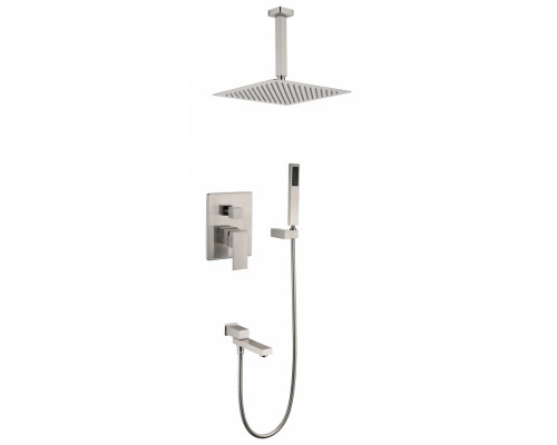 Душевая система скрытого монтажа Grocenberg GB5089NK-2 Никель