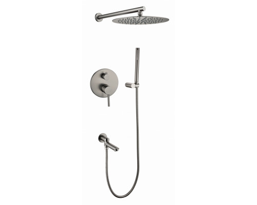 Душевая система скрытого монтажа Grocenberg GB5099BG-1  Графит