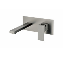 Смеситель встраиваемый для раковины Grocenberg GB588BG Графит