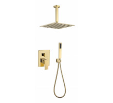 Душевая система скрытого монтажа Grocenberg GB5089GO-4 Золото