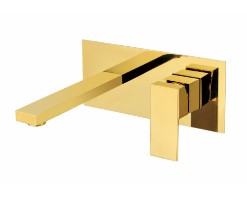 Смеситель встраиваемый для раковины Grocenberg GB588 Золото