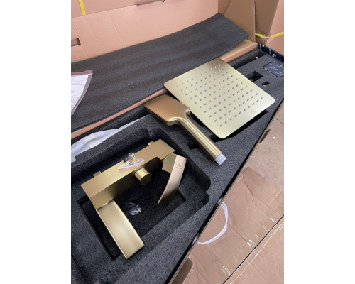 Душевая система Grocenberg GB7007-1MG Матовое золото