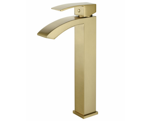 Смеситель для раковины Высокий Grocenberg GB3007MG Матовое золото