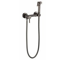 Смеситель с гигиеническим душем  Grocenberg GB103N-BG Графит